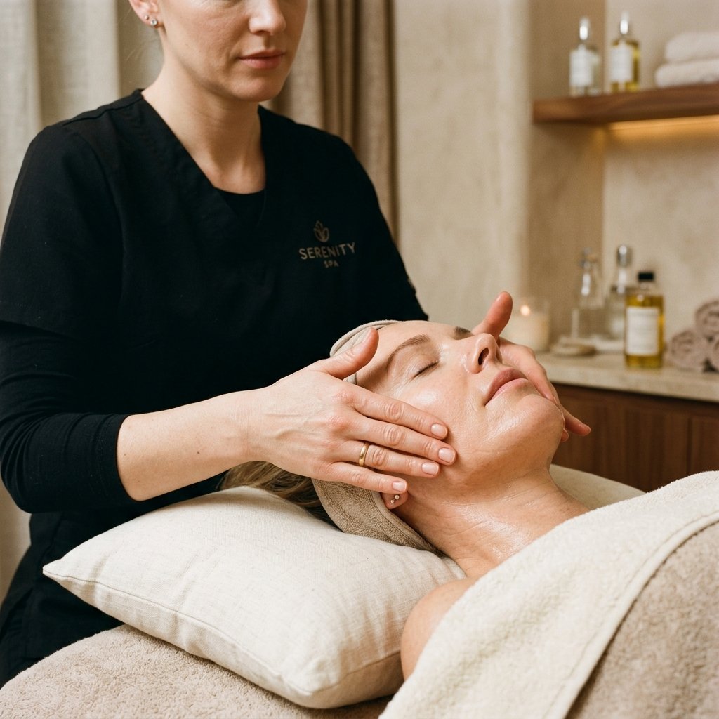 Drainage lymphatique facial